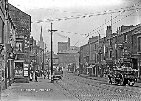 The Adelphi, Circa 1900 from across the road in Friargate